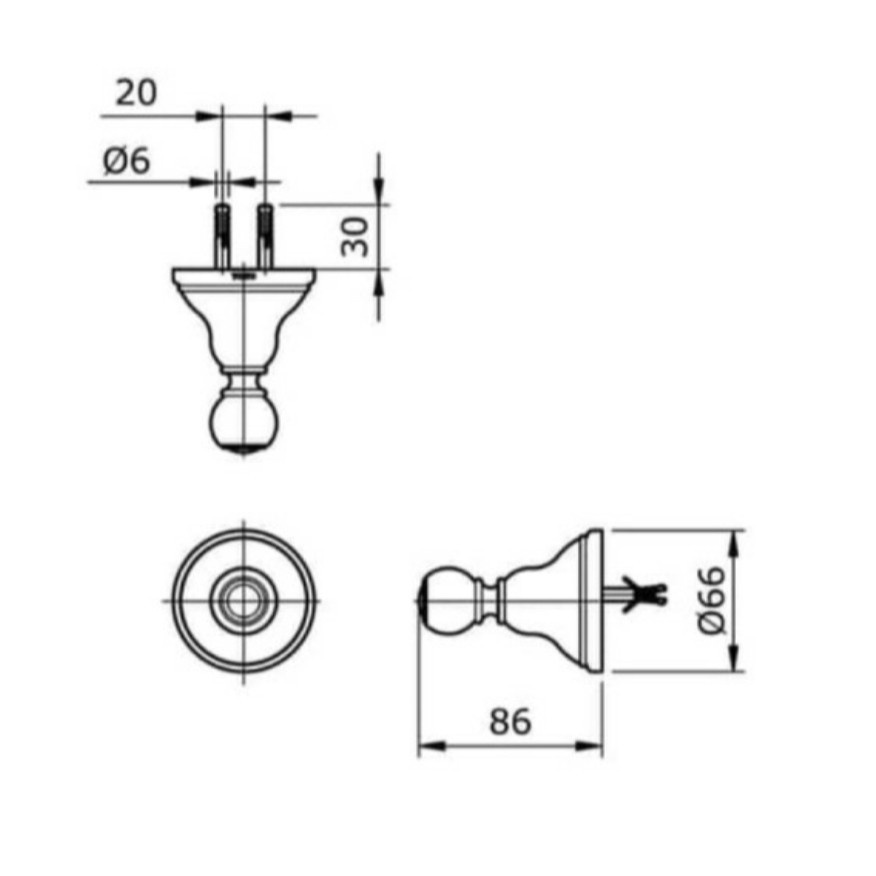 TOTO Gantungan Baju / SIngle Hook TX 704 AC / TX704AC