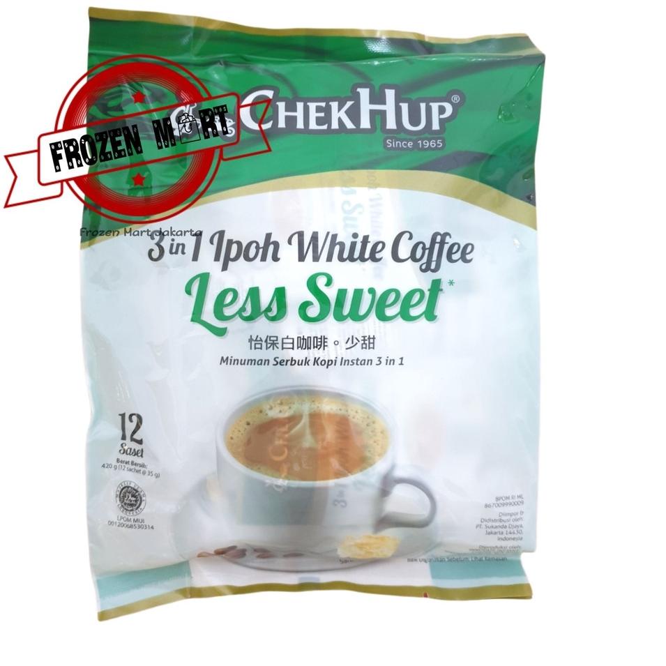 

Laku keraz Chek Hup Ipoh Whitte Coffee Less Sweet Sugar / Chek Hup Ipoh Less Sugar 420gr