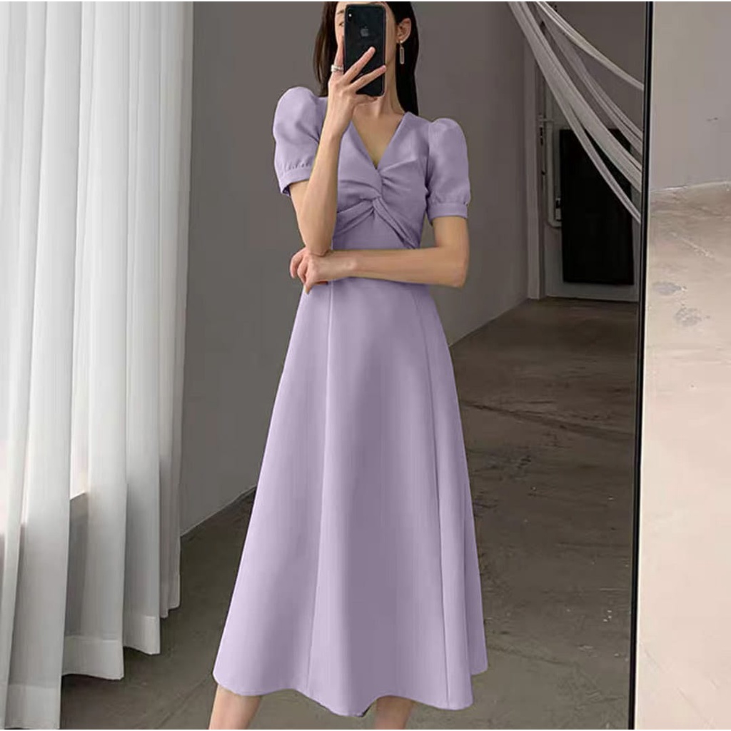 [HNFK] Dress Kolila / Dress Wanita Model Baru / Longdress / Gaun Wanita Modern / Fashion Wanita / Pakaian Wanita Korean Style