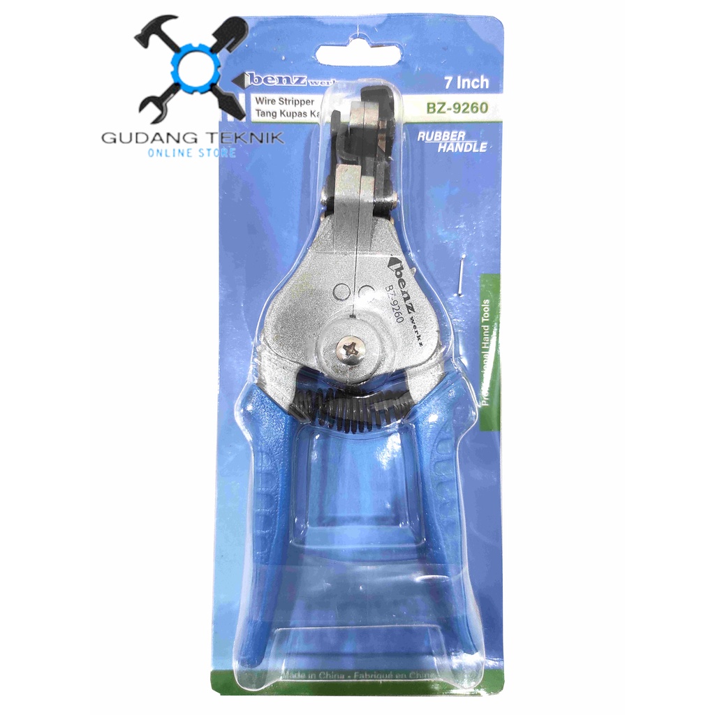 Tang Pengupas Kabel Otomatis 7&quot; BZ9260 BENZ / Automatic Wire Stripper 7 inch BZ 9260 - Tang Pemotong Pengupas Kabel BZ-9260 BENZ