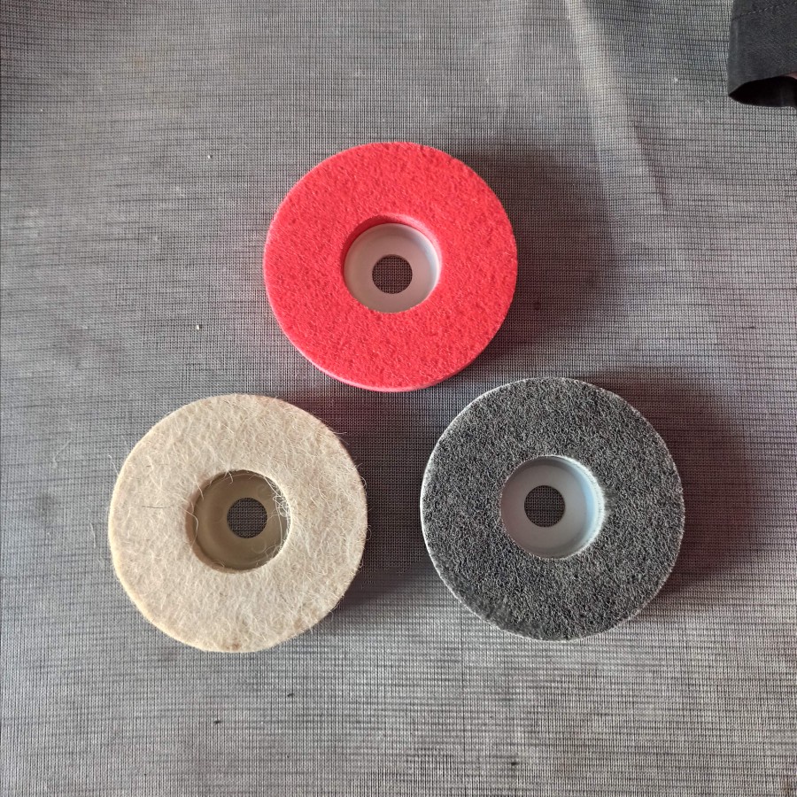 Wool poles 4 inch / Grinding wool 4&quot; / Wool poles stainless /  Polishing wool