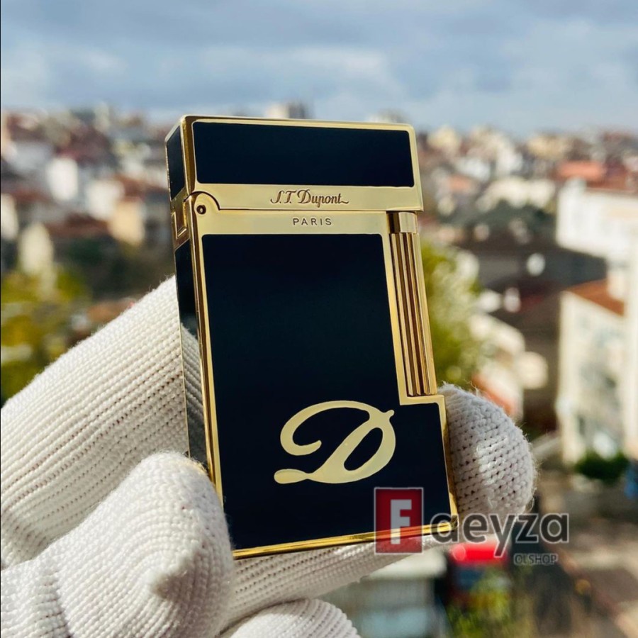 Korek Api S.t Dupont Black Gold DParis Super Premium Unik