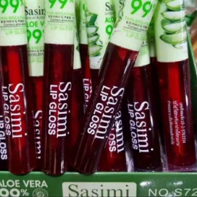 ♪ (PERBOK) LIPTINT SASIMI ALOEVERA ISI 24PCS // LIPTINT SASIMI // LIPTINT ALOEVERA SASIMI ✲