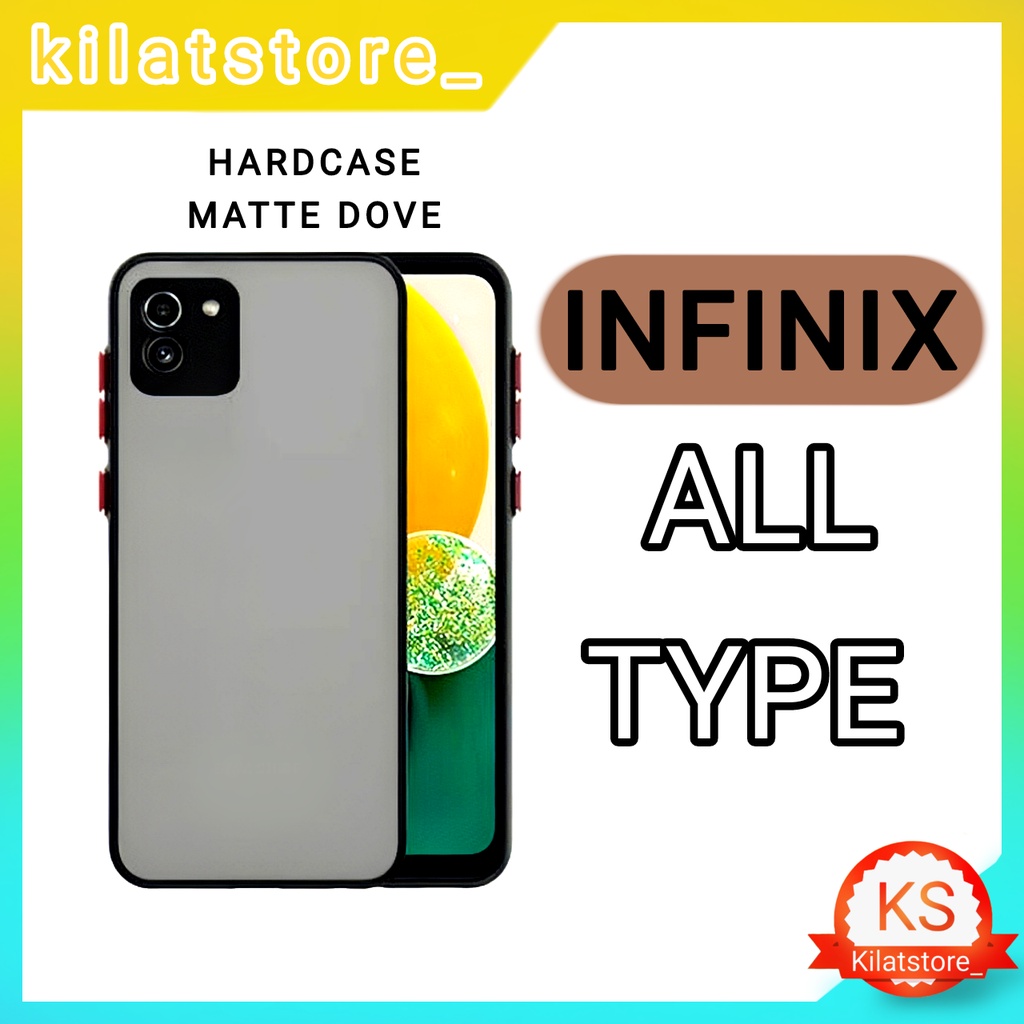 Hardcase Doff Matte + Pelindung Kamera for Infinix