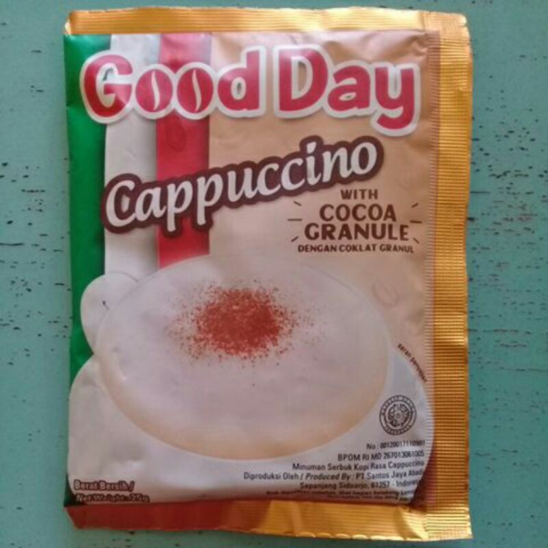 

~MOS~ Kopi Good Day Cappuccino With Cocoa Granule. 25 gram