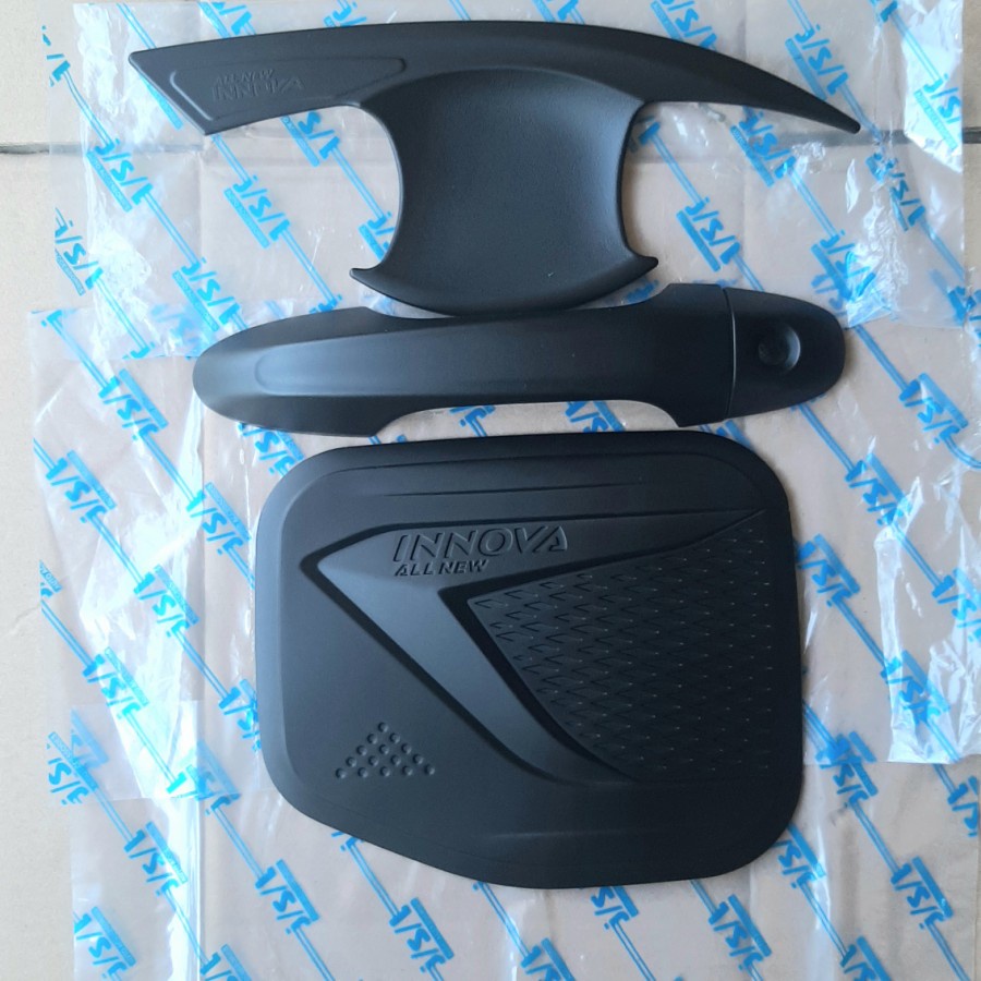 JSL Paket Cover Handle Outer &amp; Tangki Hitam Mobil All New Innova 2016 2017 2018 2019 2020 2021 2022