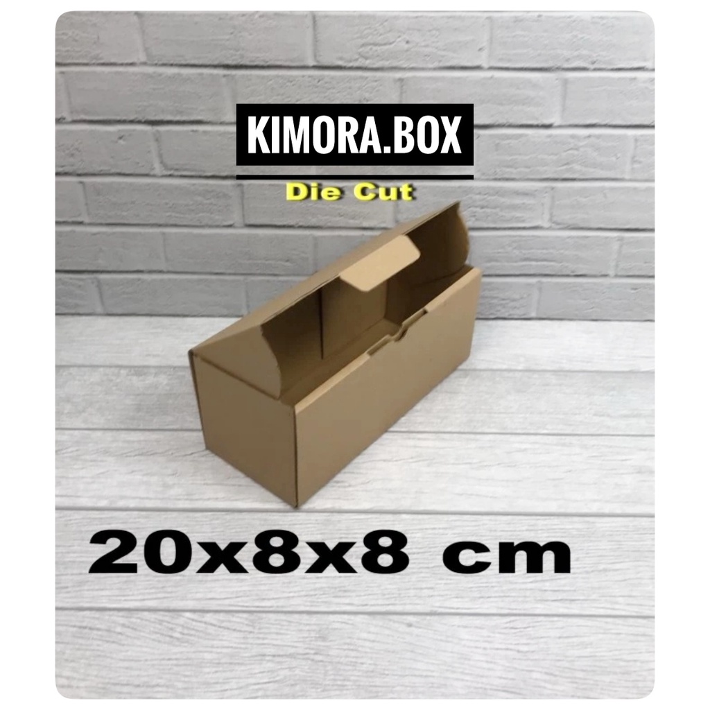 

Kardus karton uk. 20x8x8 cm...die cut box kotak untuk kue -dll