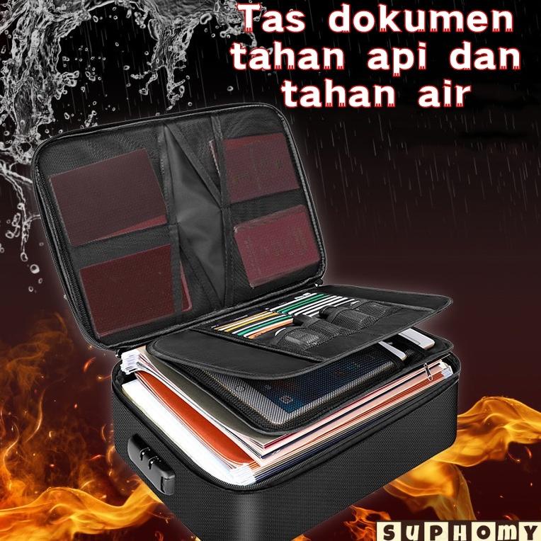 TERBAIK tas penyimpan dokumen tas dokumen F4 tas dokumen besar tas dokumen tahan api dan air tempat 