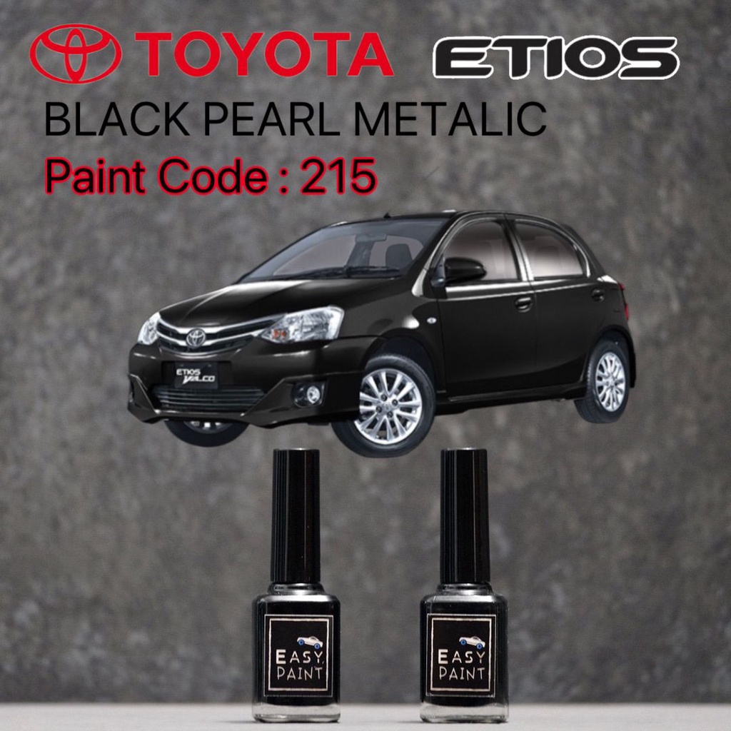 Cat Oles Mobil Black Pearl Metalic 215 Toyota Etios Valco Hitam Metalik