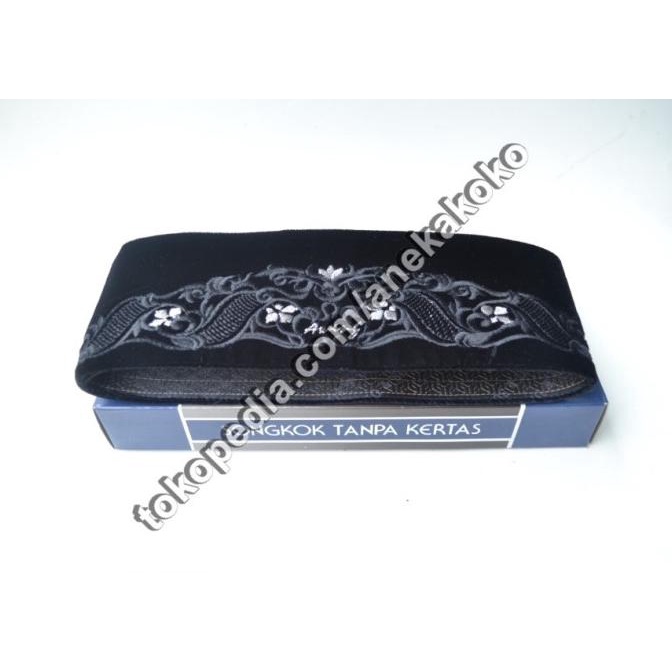 MURAH Peci Awing / Songkok Awing Border / Kopiah Awing Bordir Ananta Hitam