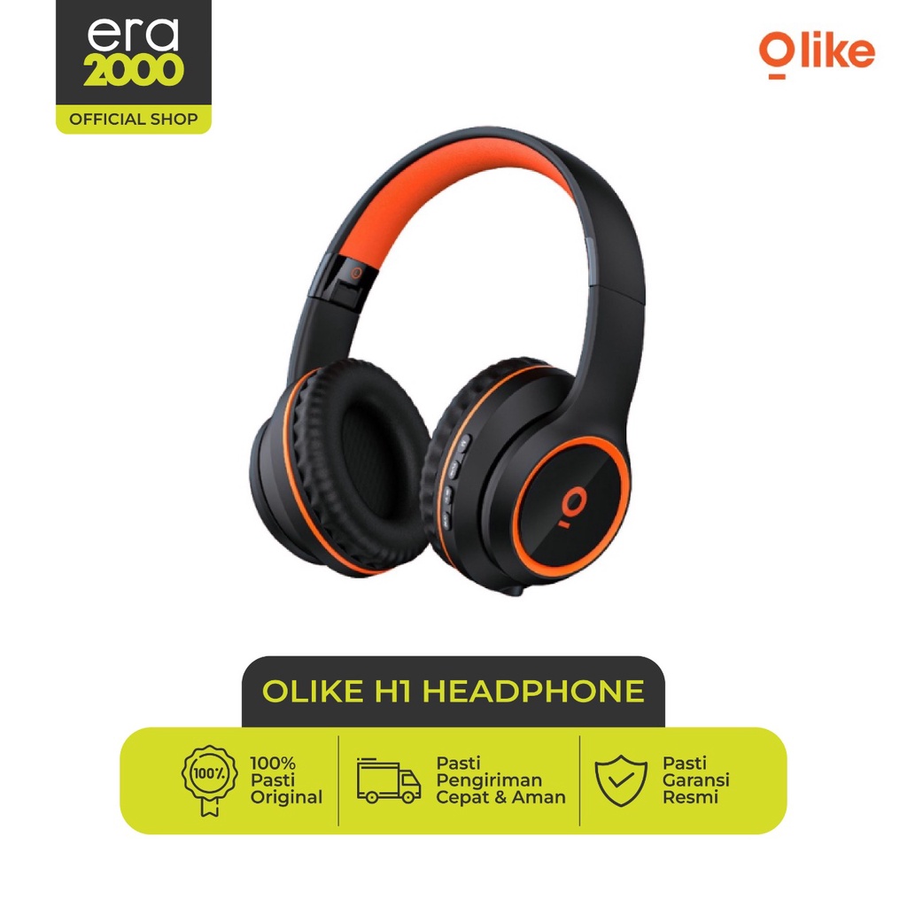 Era 2000-OLIKE Gaming Wireless Headset H1 On-ear With Mic Purebass Headphone