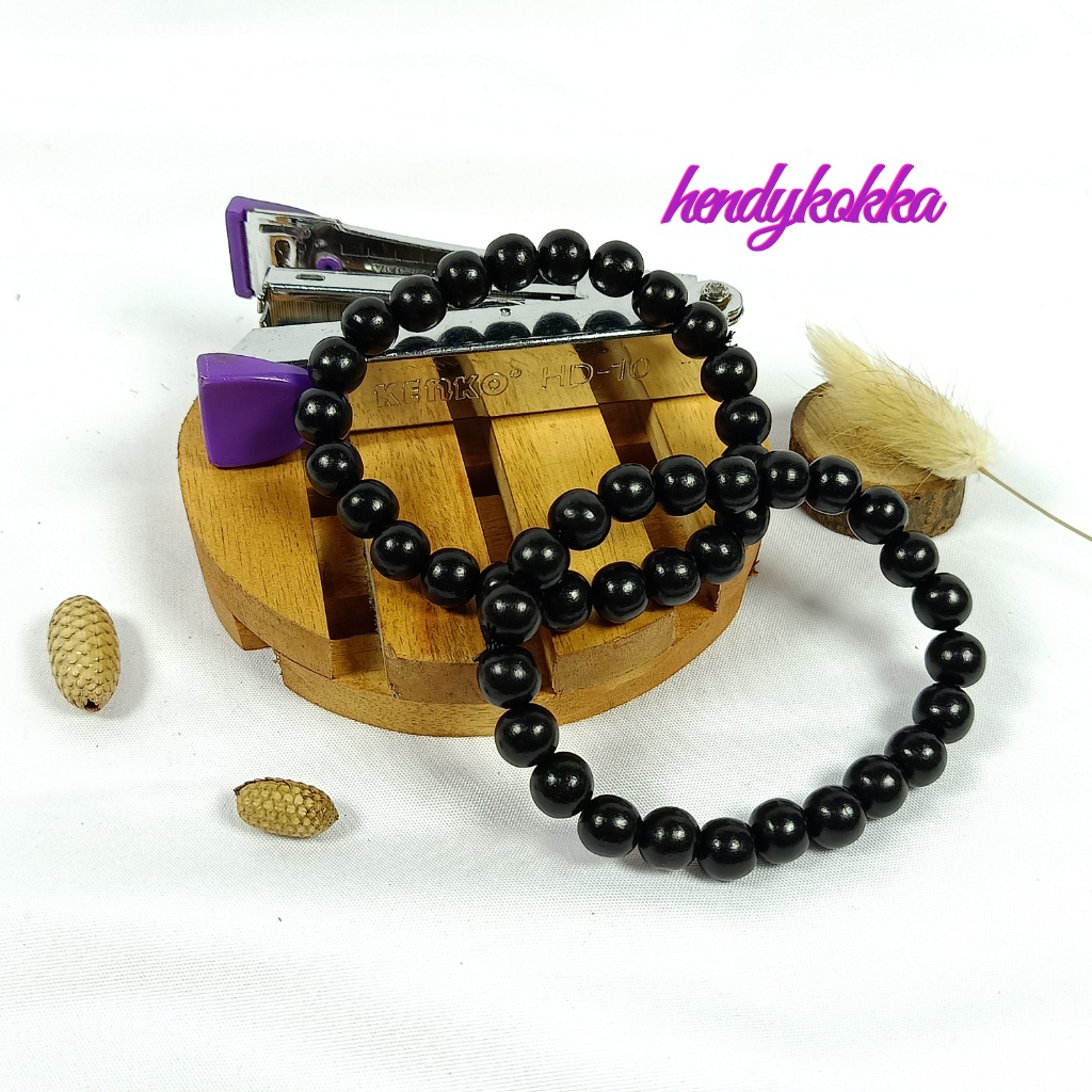 GELANG KELOR HITAM UKURAN 8MM