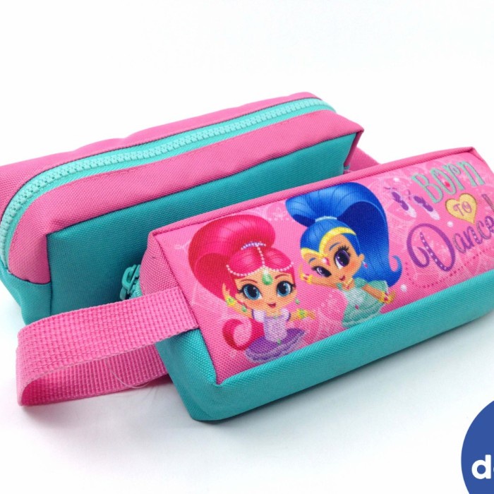 

Shimmer n shines Soft Pencase 1 zipper Dadi / Tempat Pensil - Dadi