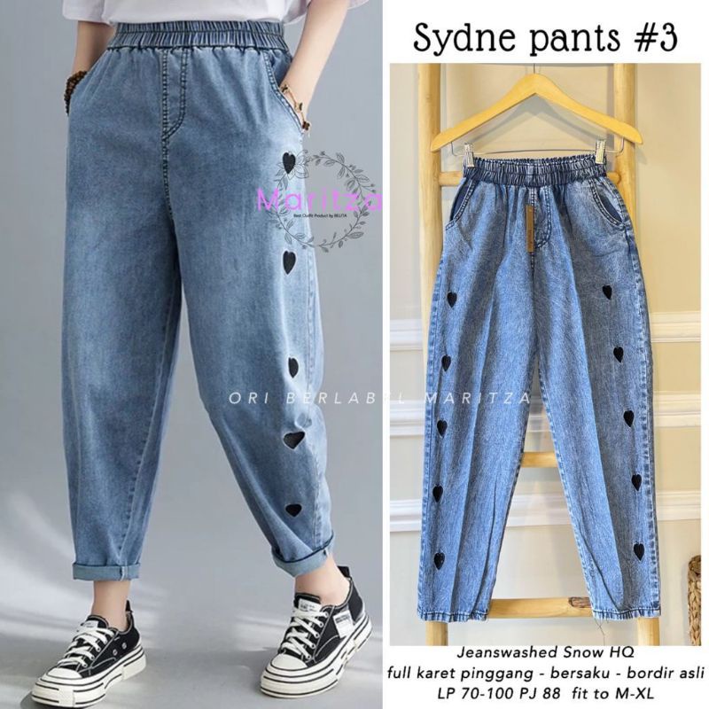 LOVE PANTS #2 BOYFRIEND JEANS BORDIR LOVELY PANTS LOVATA BOYFRIEND JEANS BORDIR LOVELY PANTS