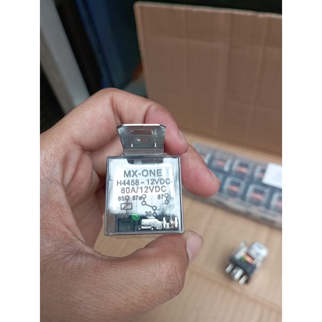 Relay Transparan Lampu Kaki 5 12v 80 Ampere Relay Klakson 12 Volt 5 Kaki Transparan Relay Pemutus 5 Kaki 5 Kaki  5 Pin 12Volt