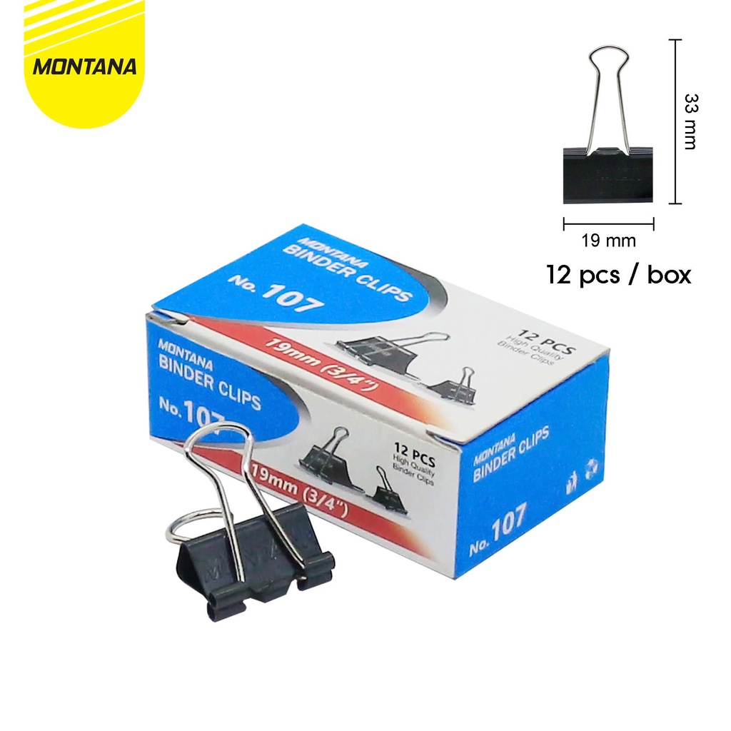 

Binder Clip Montana No. 107