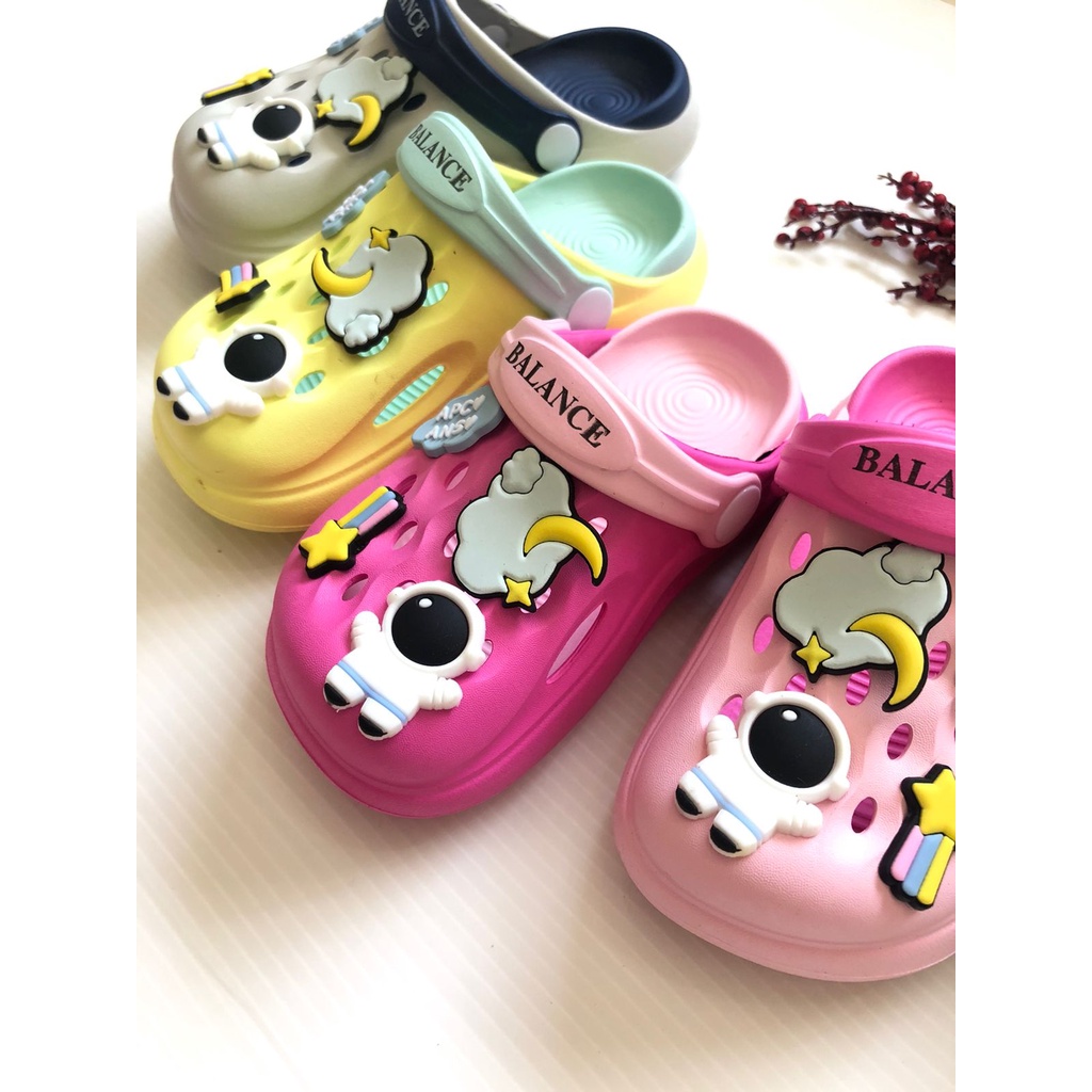 [1-4 Tahun] Sandal Sendal Anak Laki Import Karet Eva CLOUDASTRO Balance 2118-S