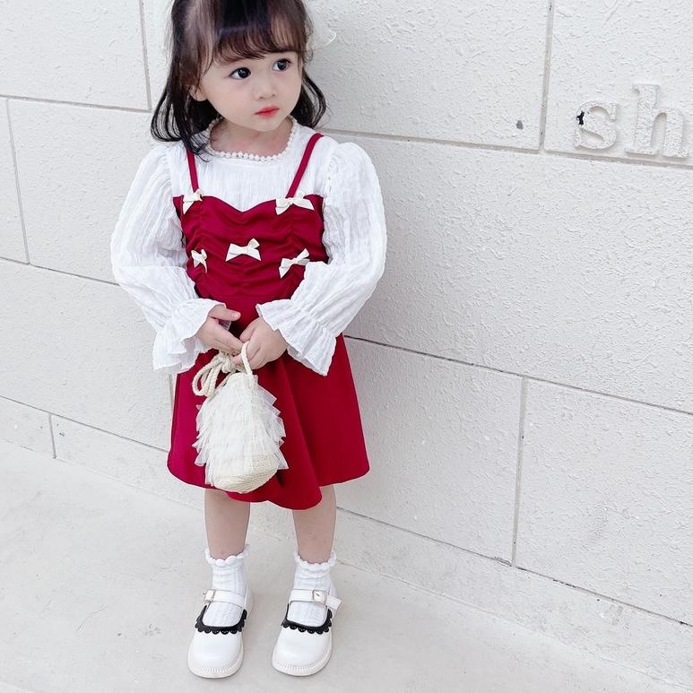 ۩ heybaby DRESS CHARLOTTE 2155 EBV Baju Dress Anak Perempuan Import Dress anak bayi/Bayi Perempuan G