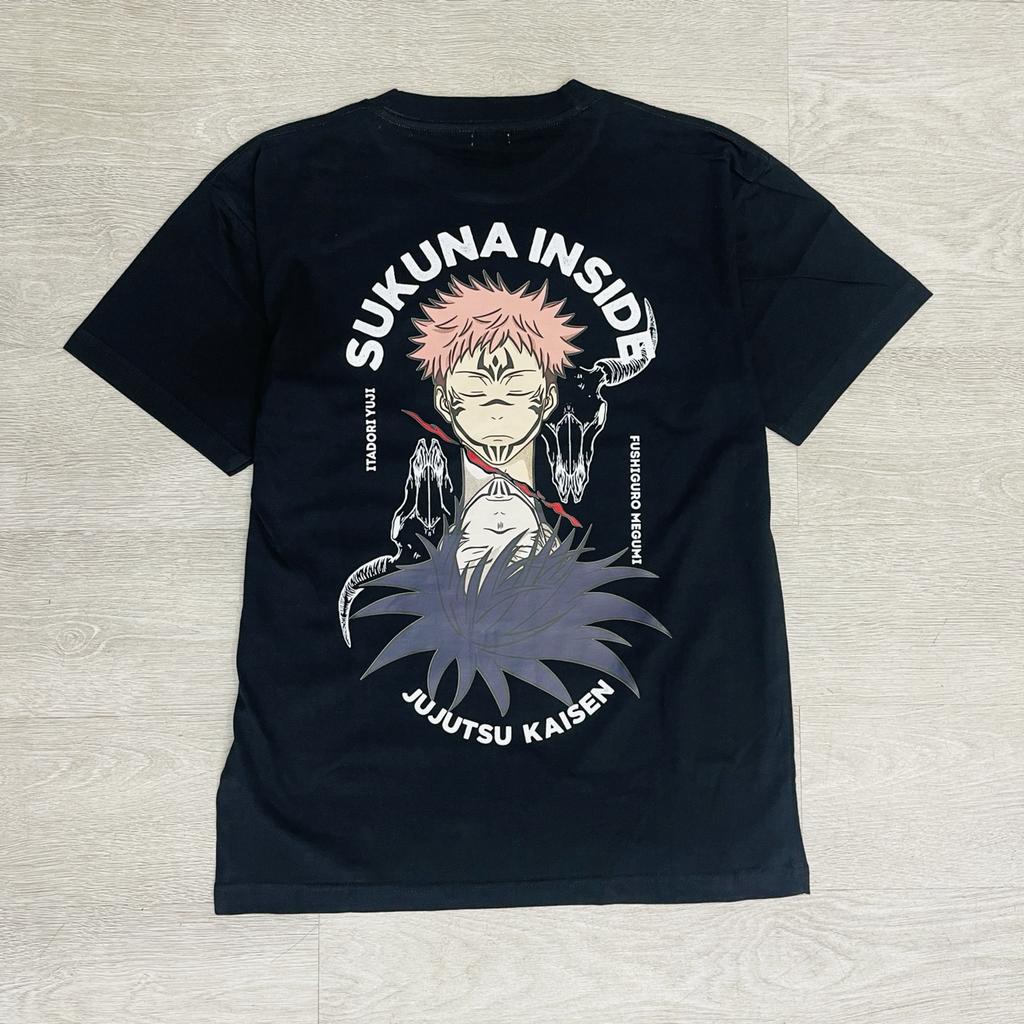 Tshirt Sukuna Inside Black Itadori Anime Manga Jujutsu Kaisen Premium Unisex