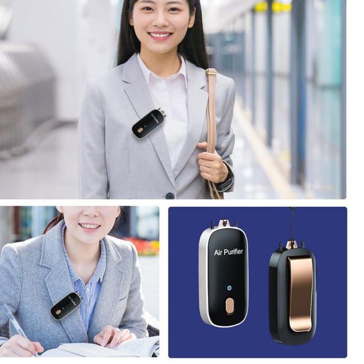 ♡ Kalung Air Purifier Clip K7 / Necklace & Clip Air Purifier 2 in 1 ☑