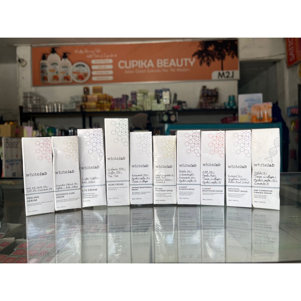 WHITELAB ALL SERIES // ph balance cleanser / brightening f wash / brightening body serum/uv shield tank sunscreen /acne toner / exfoliating toner /gel mask / mugwort mask /soothing toner / serum whitelab