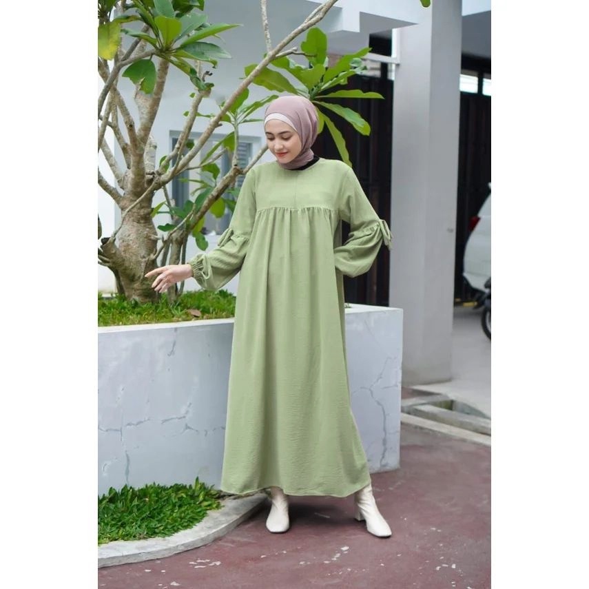 Model Gamis Terbaru 2023 Hitam Polos Simpel Modern Remaja Dress Eticha Wanita Muslim Pesta Elegan Mewah Kekinian Shopee