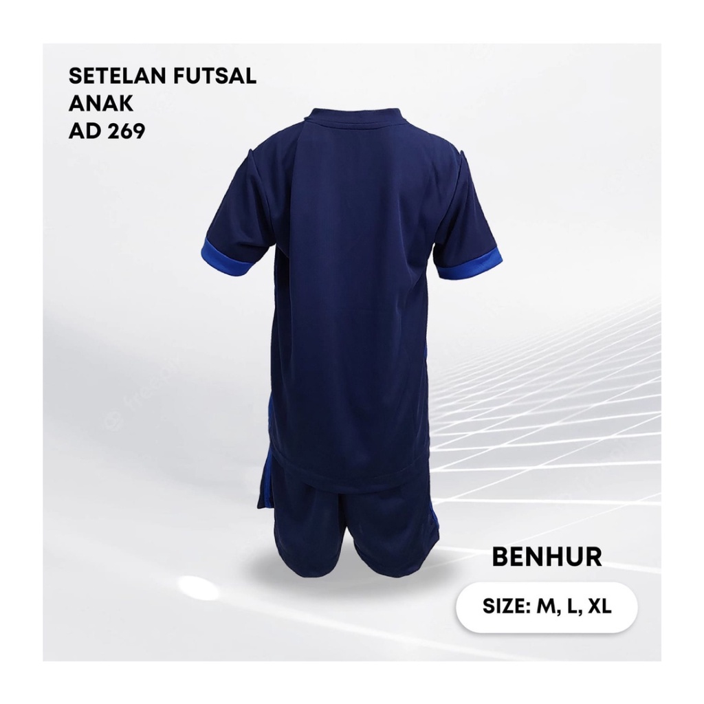 Kaos futsal anak laki-laki ST.AD269 benhur jersey sepak bola baju celana setelan jersy perempuan stelan t-shirt custom outfit seragam kostum olahraga casual print suit pakaian jarsey oblong apparel sport jersi soccer