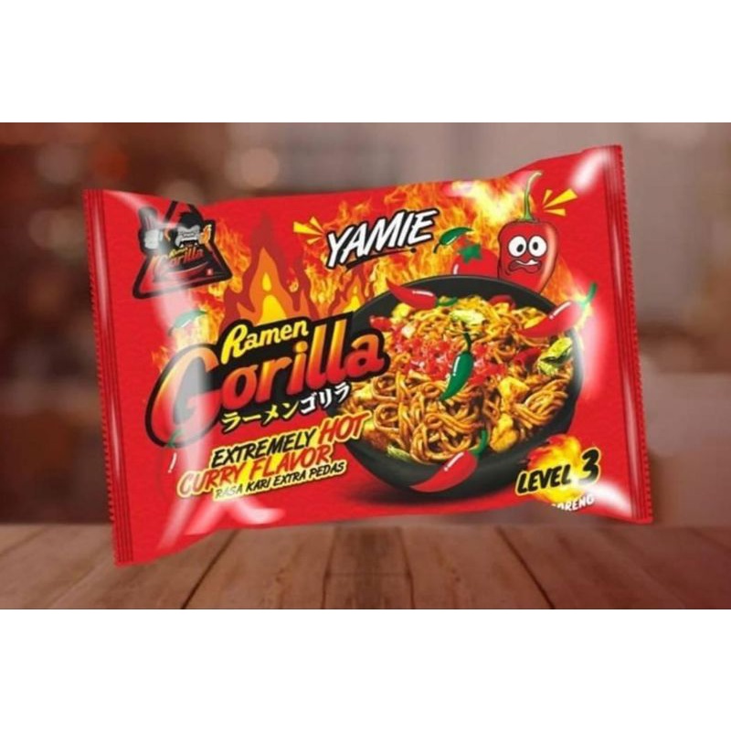 

Ramen gorilla Yamie Level 3 120gr Pedas level 3