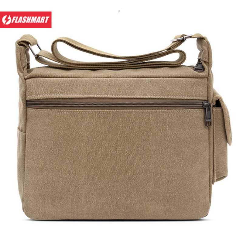 Flashmart Tas Selempang Messenger Bag Bahan Kanvas - 6109