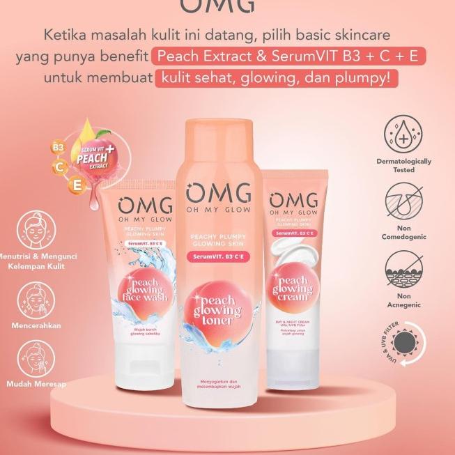 ☛ Paket Skincare OMG   | OMG OH My Glow Skincare Series | Skincare OMG Paket ☜
