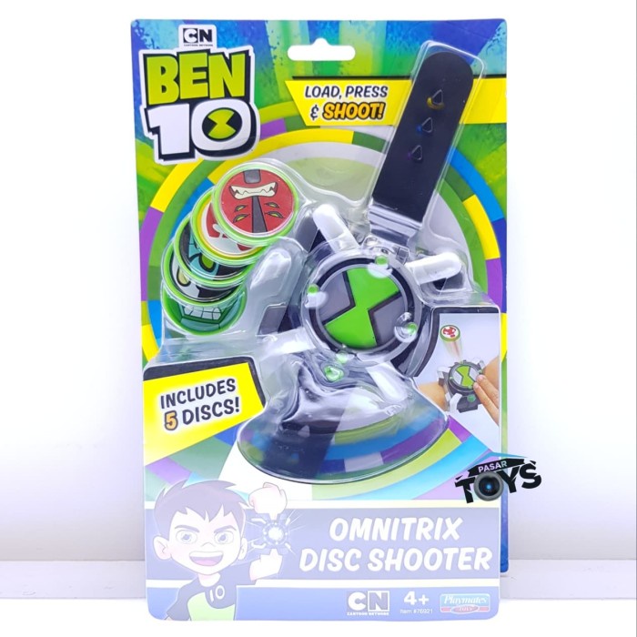Ben 10 Omnitrix Disc Shooter Jam Tangan Ben 10 #Original