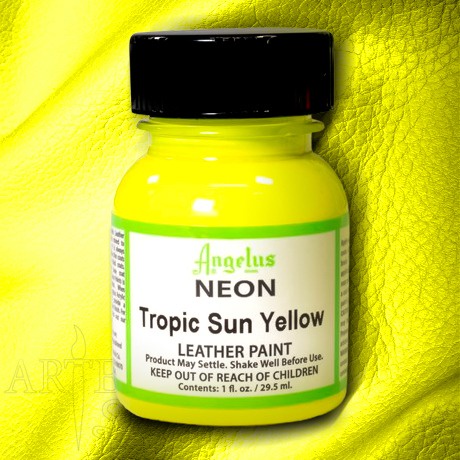 

Angelus Neon Tropic Sun Yellow Leather Paint Cat Bahan Kulit 29ML USA
