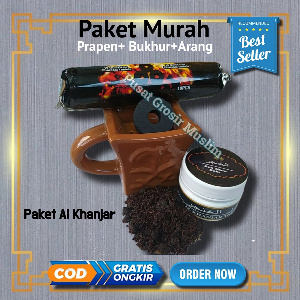 Paket Buhur Ekonomis Prapen Mini Series Coklat dan Arang Briket Ben Aboe Bakr Jufri