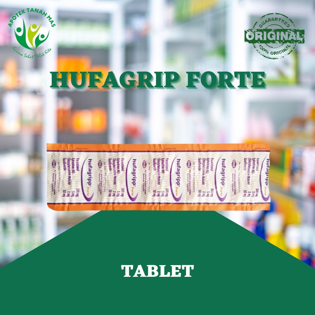 Hufagrip Forte Tablet Obat Batuk Flu Pilek