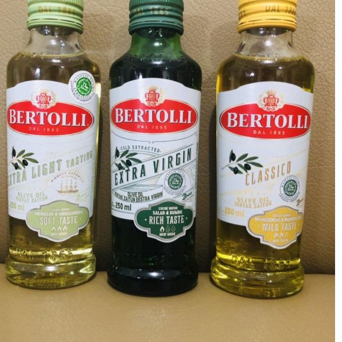 

♢ Minyak zaitun / olive oil / Bertolli 250ml / Bertolli 500ml/ virgin / extra virgin / extra light ♙