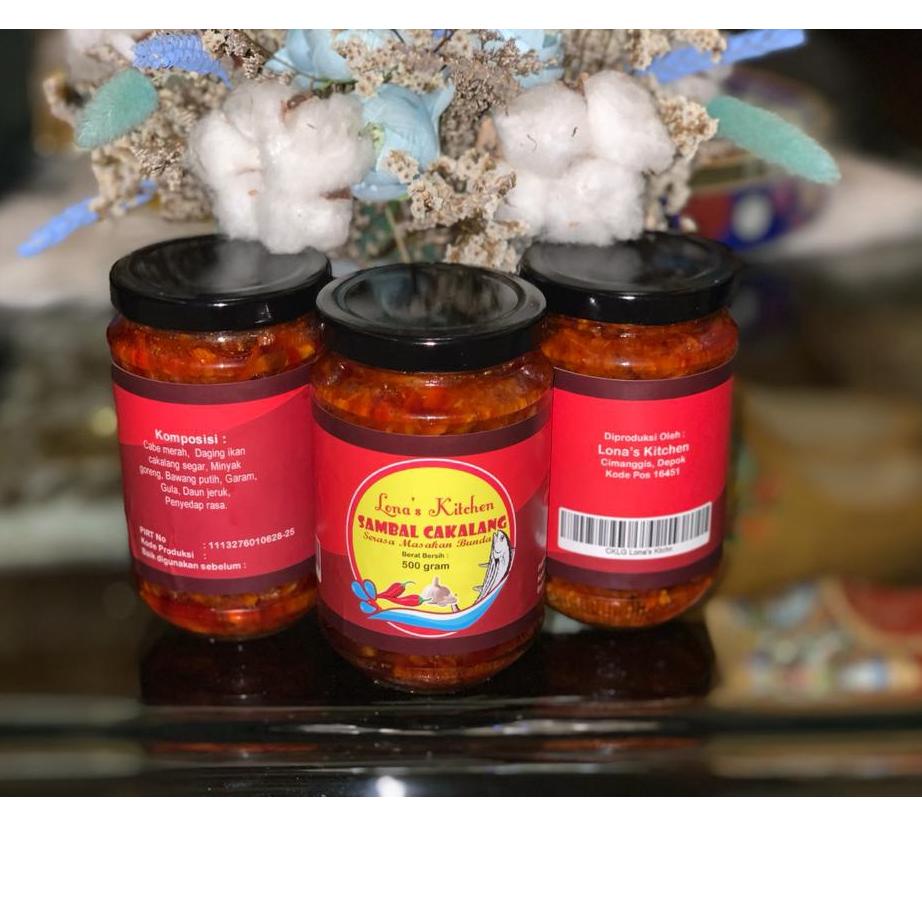 

֍ Sambal cakalang lona kitchen 500gram berat isi 300gram ▼