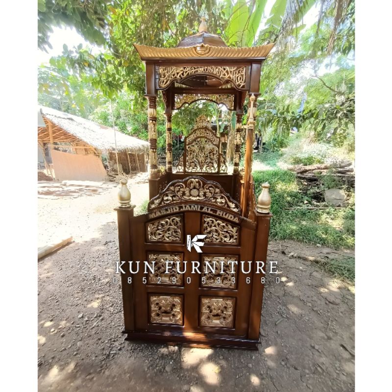 mimbar kubah masjid kubah mimbar kubah nabawi mimbar masjid jati jepara kubah
