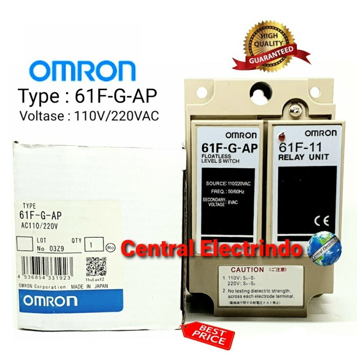 Terlaris Level Water Level Control Wlc61 Fg-Ap Omron.