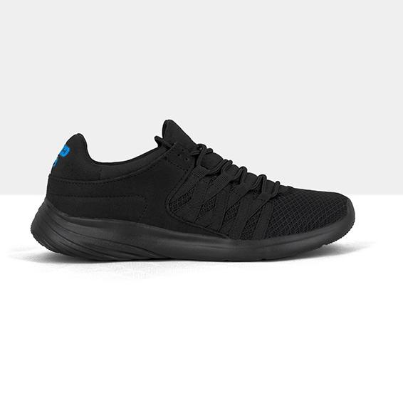 HARGA BERSAHABAT Athletica Official Shop - Warner 1 All Black | Sepatu Running | Sepatu Pria