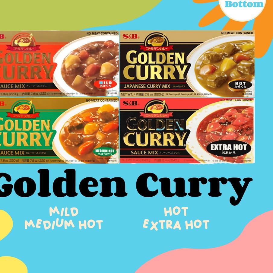 

℮ Golden Curry 220gr S&B (Bonus Bubbel Wrap) Ω