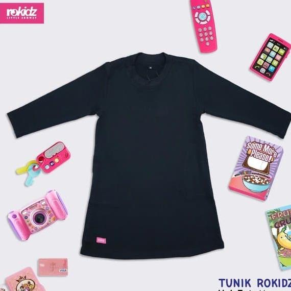 TERLARIS Rokidz Kaos Tunik Anak Perempuan /BAJU KOKO PRIA/BAJU KOKO DEWASA/BAJU KOKO ANAK/BAJU KOKO 