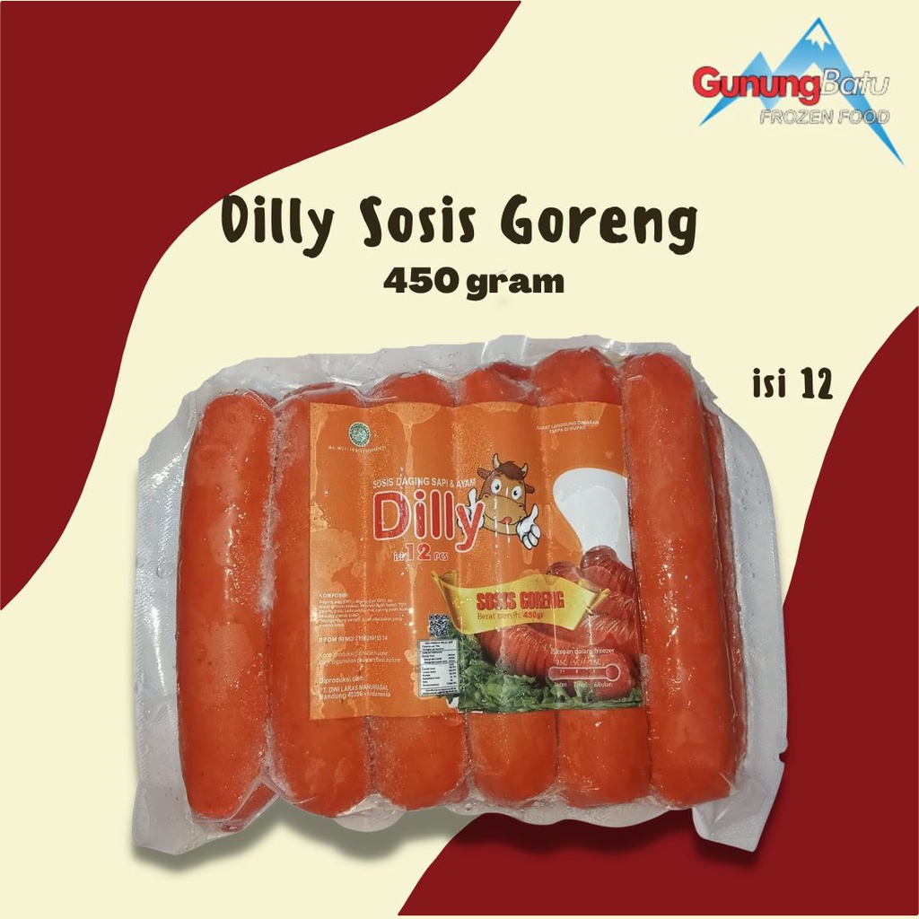 

DILAMO DILLY GORENG 450 GRAM ISI 10PCS