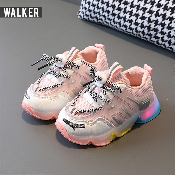 Sepatu Anak Laki Laki Perempuan LED Light - Sepatu Sneaker Anak Import M292