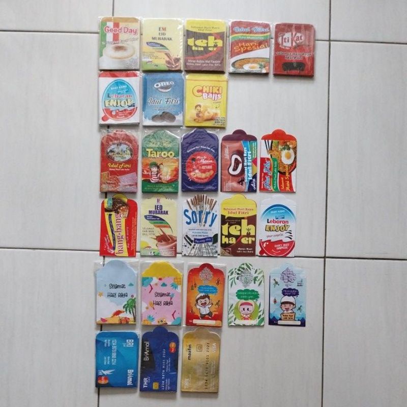

Amplop Lebaran Pendek Seri Snack