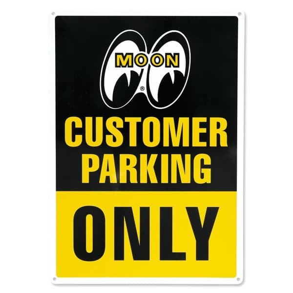 

Terlaris Moon Customer Parking Only Plate [Mg816Mc]