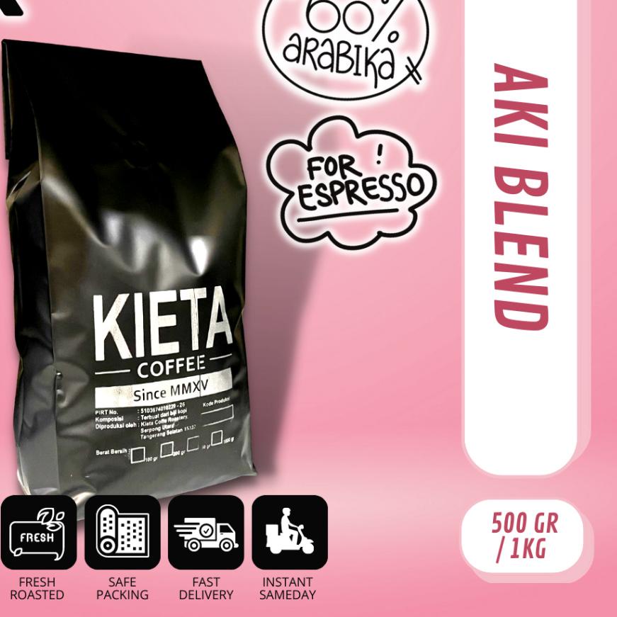 

○ Biji Kopi Aki Espresso Blend 1kg ►