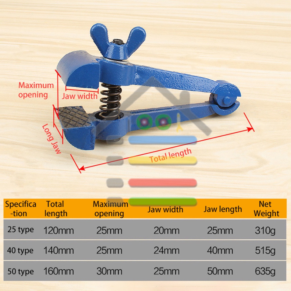 CATOK TANGAN RAGUM HAND VICE STEEL PORTABLE 25 / 40 /50 MM