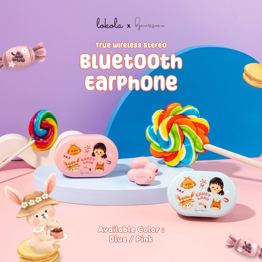 TWS Bluetooth Earphone 5.1 Lokola by Uneed x By Marisama