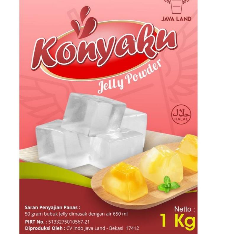 

♛ KONYAKU JELLY 1KG Seperti Nutrijel Bening Ekonomis ➼