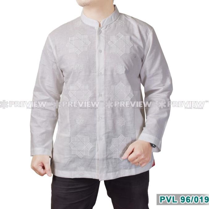 BAYAR DITEMPAT Baju Koko Panjang Pria Preview Itang Yunasz pv0519 /BAJU KOKO PRIA/BAJU KOKO DEWASA/B